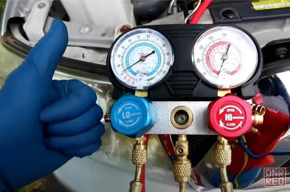Проверка давления фреона в кондиционере Услуга СТО АвтоСоюзСервис: Проверка давления фреона в кондиционере в Минске